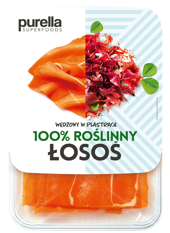 100% roślinny łosoś wędzony w plastrach od Purella Superfoods